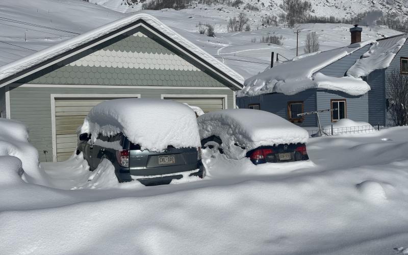 Silverton got much needed snow on President's Day weekend. Photo credit Scott Fetchenhier