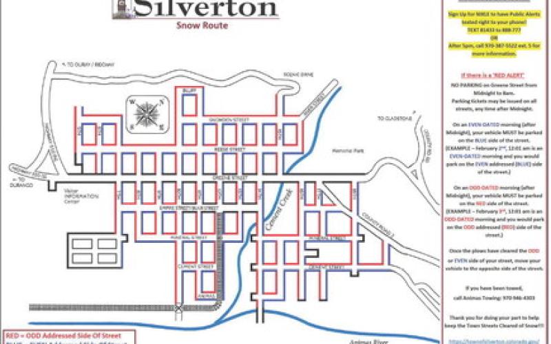 Silverton Snow Route (EVEN-ODD) - GENERAL