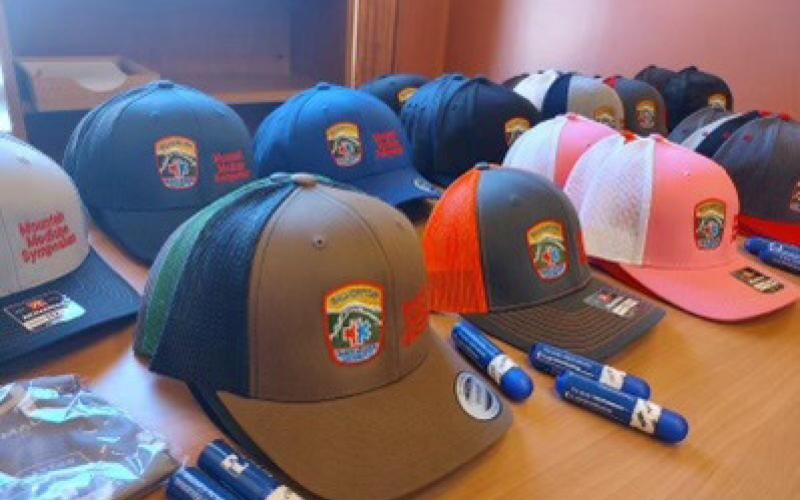 Photo credit DeAnne Gallegos Swag that all attendees received at the symposium.