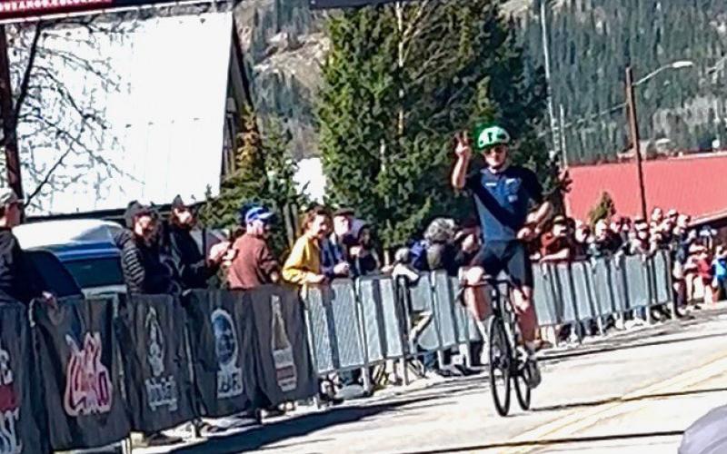 The 2025 winner of the 53rd annual Ironhorse Bicycle Classic was Durango native Cobe Freeburn. Photo credit DeAnne Gallegos