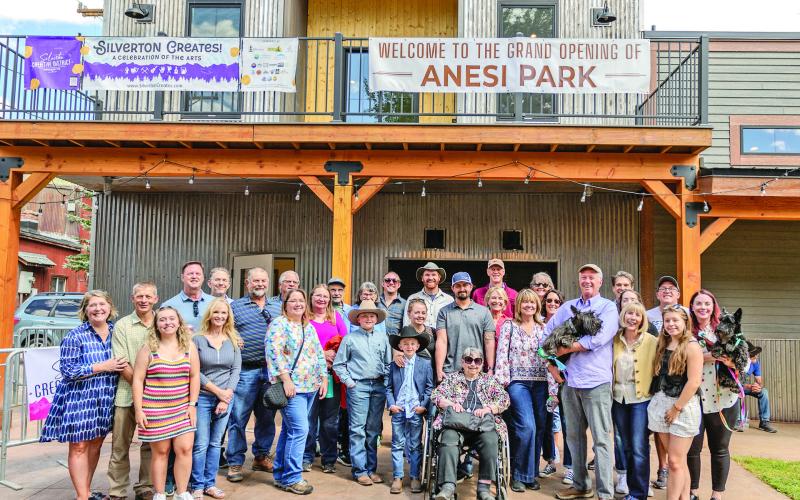 The Grand Opening of Anesi Park during 2023 Silverton Creates Festival. Photo credit Cracked Compass Photography
