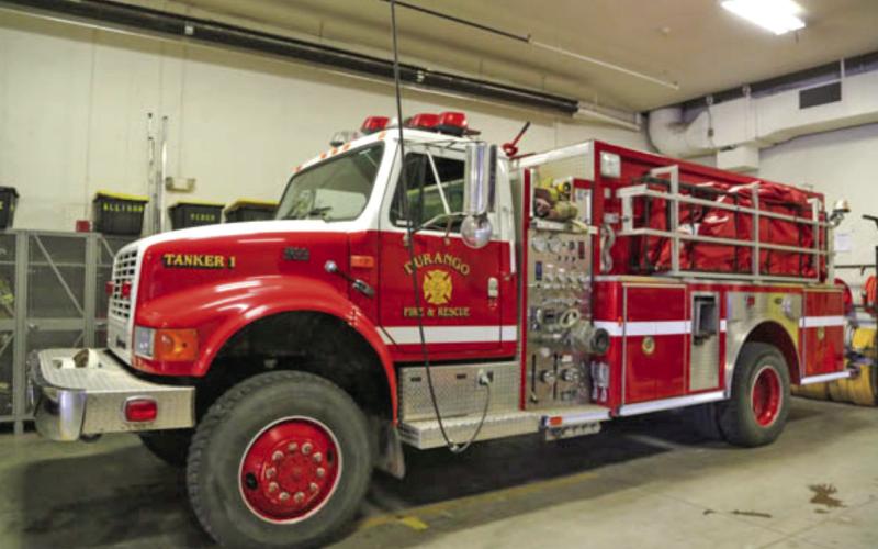 Durango Fire station 16 near Cascade Village &amp; Durango Fire Chief Hal Doughty.