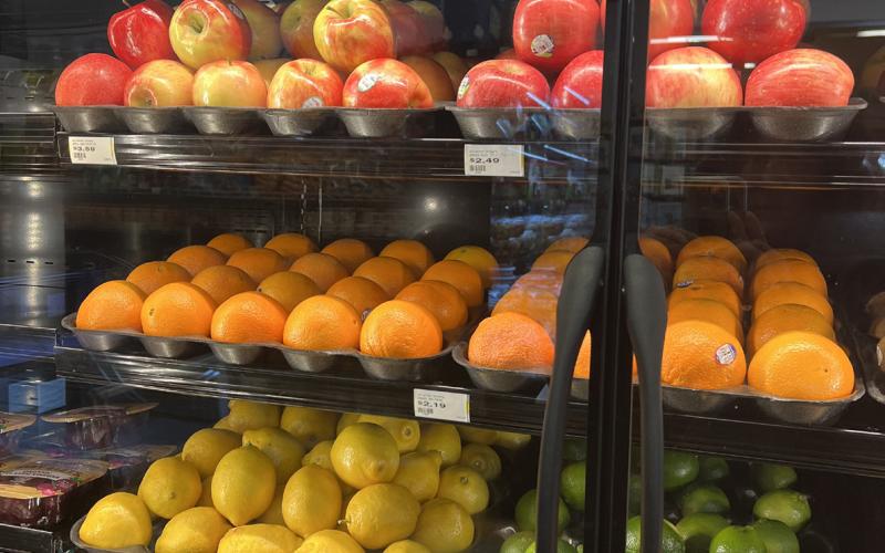 Silverton Grocery has been able to expand its fresh produce selection with the upgrade. Photo credit DeAnne Gallegos