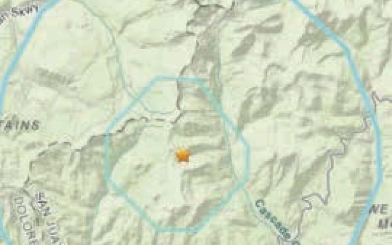 Earthquake in the San Juan Mountains