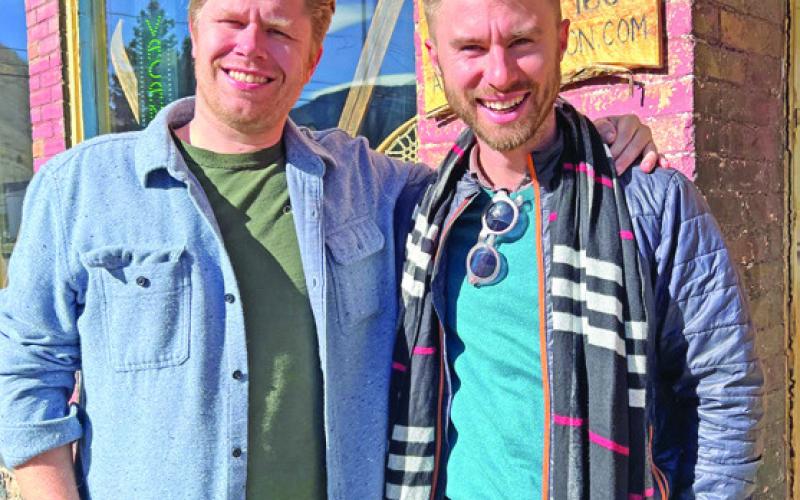 Jared LaCroix and Jake Abell the founders of SILVERFEST film festival. Photo credit DeAnne Gallegos