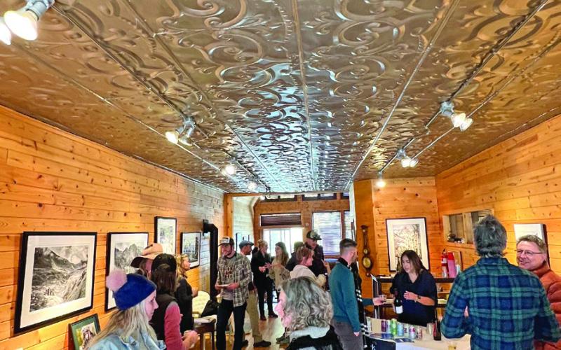 Q&A with the director of film Cowboy Poetry at Kendall Mountain Gallery. Photo credit DeAnne Gallegos