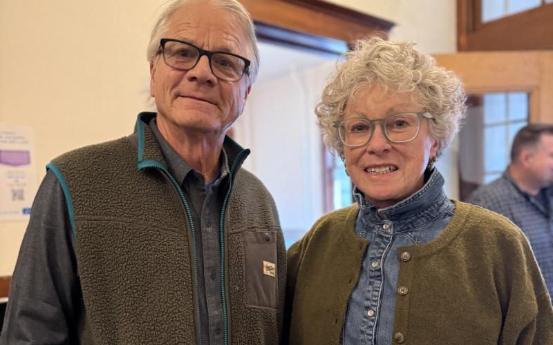Photo by DeAnne Gallegos Ken Safranski celebrated his 75th Birthday the same evening as the clinic party, along with his wife Karla.