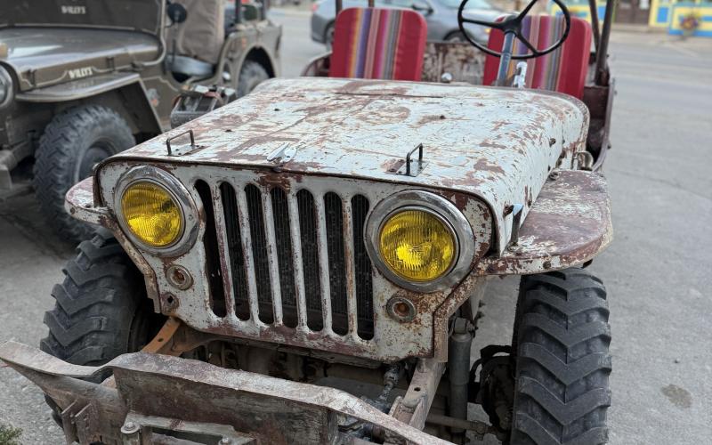 Photo by DeAnne Gallegos A Jeep Willy group was in town and seen all around the backcountry.