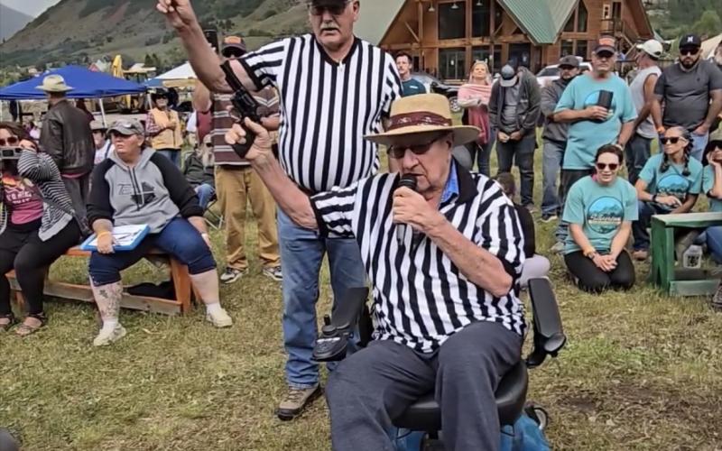 Ernie Kuhlman has been the Master Judge for the last 50 years. Photo credit Krystal Kuhlman