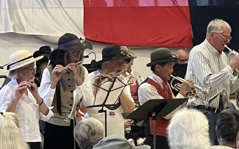 Silverton Local Brass Band opens for the Brass Band Concert Saturday night. Photo credit DeAnne Gallegos