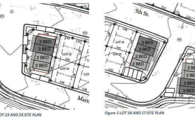 Proposed site for multi-family units in the Anvil community per Silverton Housing Authority meeting packet.
