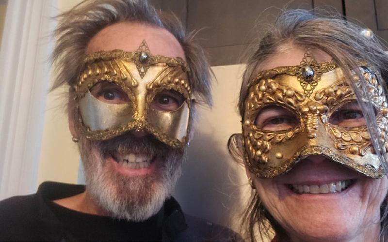 Silverton Locals George and Deborah Roberts dress up for the Halloween Trick Treat Photo by Melissa Childs