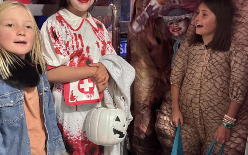 Local Kids out trick or treating and enjoying Halloween. Photo by Melissa Childs