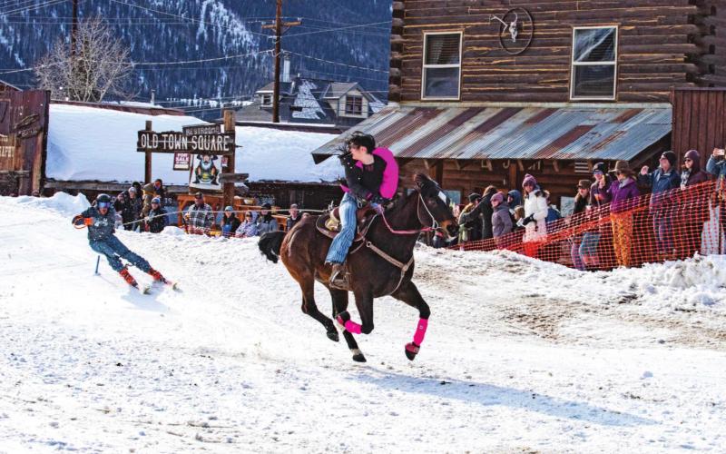 The cowgirl in pink dazzled the crowd. Photo Credit Ray Dileo