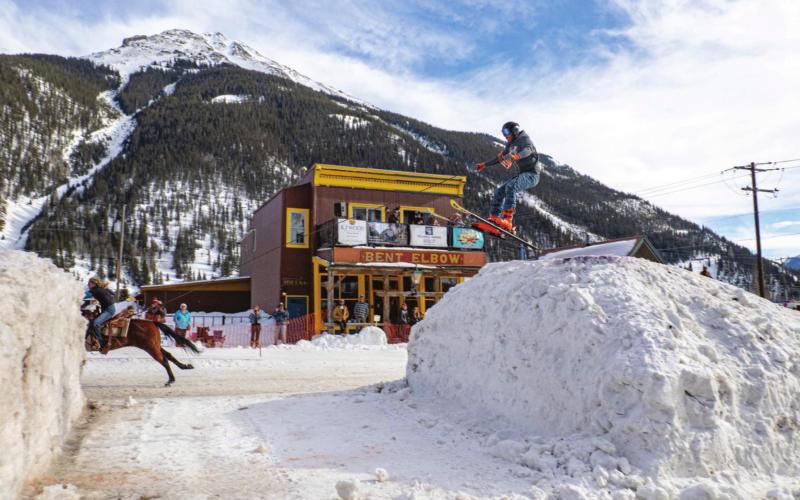 The highest jump of the course was toward the end of the course. Photo Credit Ray Dileo