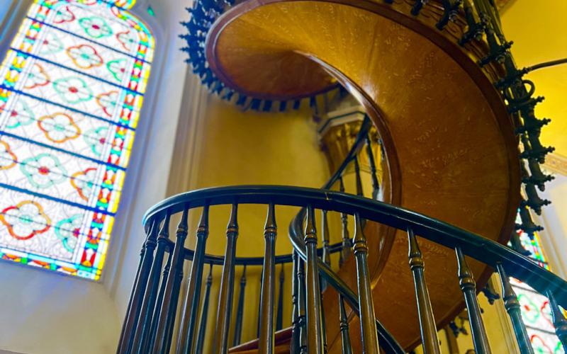 Photo credit DeAnne Gallegos Yours truly publisher of the Silverton Standard, DeAnne Gallegos, finally took a vacation for my birthday and saw the miracle staircase in the St Loretto Chapel in downtown Santa Fe, New Mexico.