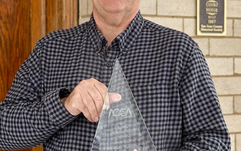 Willy Tookey received a Lifetime Achievement Award in February 2023. Photo by DeAnne Gallegos