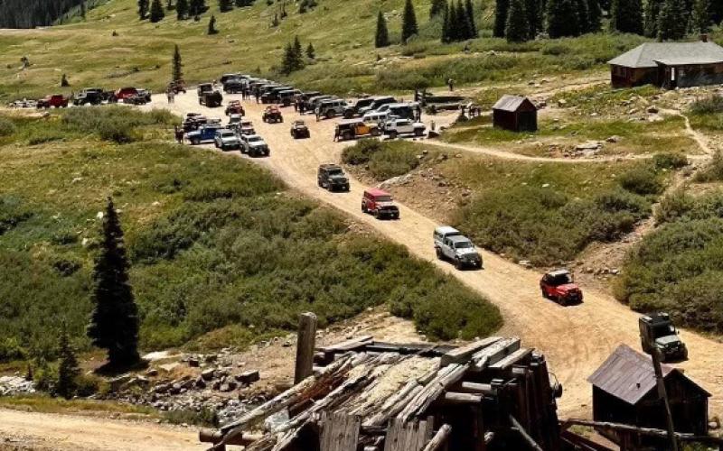 Animas Forks is busy! Photo by Jimmy S. Keene