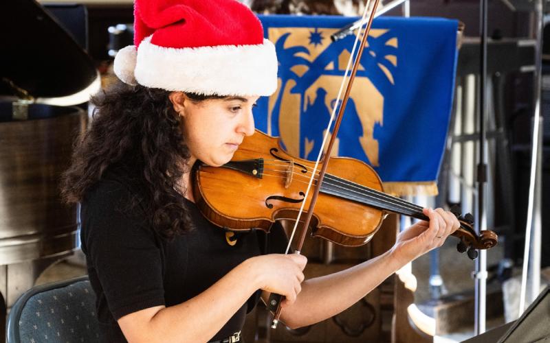 Rebekah Soued of the Anvil Quartet. Photo credit David Emory