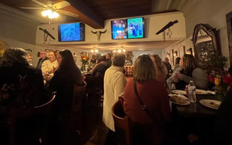 It was a packed house the evening of Liz Call’s memorial Photo by Ginger Castle Hejl