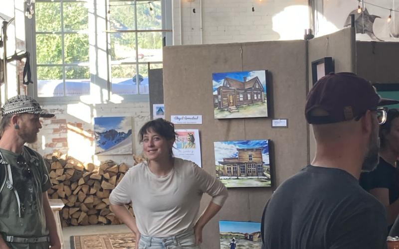 Member art show August. Photo submitted by SPC