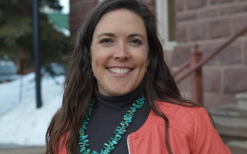 Mayor Dayna Kranker after being sworn in. Photo credit Town of Silverton