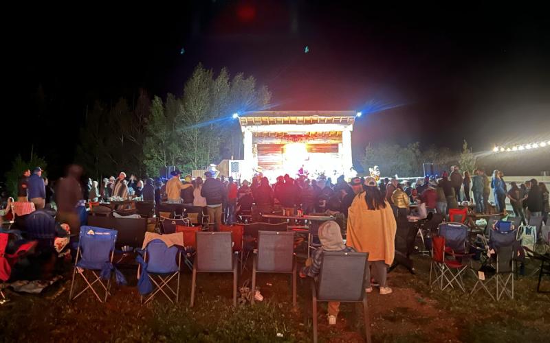 Columbine Roadhouse was reported to have close to 500 concert attendees for Shiny Ribs concert. Photo credit DeAnne Gallegos