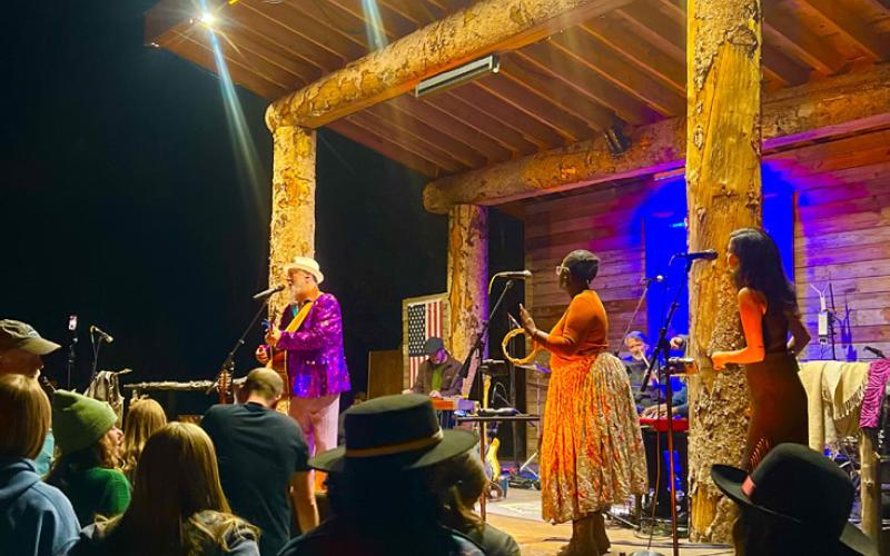 The Columbine Roadhouse’s kick off concert with headliner Shiny Ribs was a perfect Silverton Summer Night. Photo credit DeAnne Gallegos