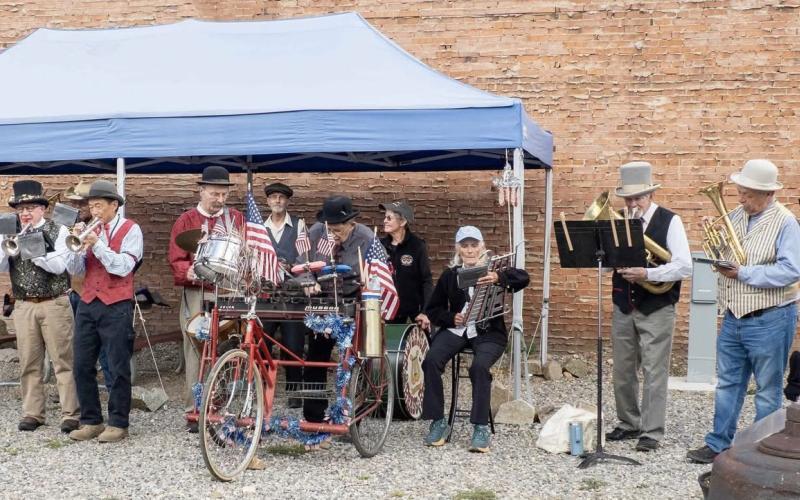 Photo by Ray Dileo The Silverton Brass Band plays for its 50th year and every Sunday evening in Harmony Park at 6 pm 12th &amp; Greene.