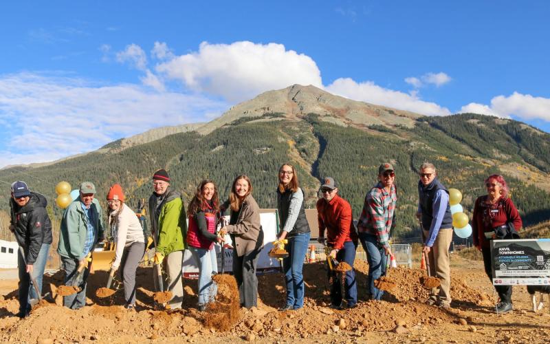 Breaking Ground and a Special Delivery – The Anvil Townhomes Arrive in Silverton
