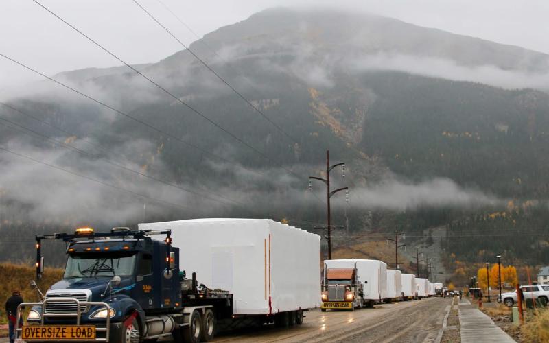 Breaking Ground and a Special Delivery – The Anvil Townhomes Arrive in Silverton
