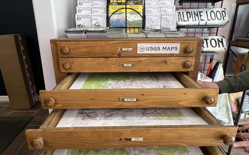 Timberline Trading still carries the most popular maps of the area that Outdoor World used to sell.