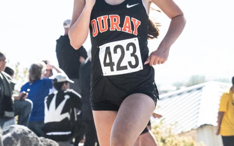 The Silverton-Ouray cross country team. Photo credit David Emory