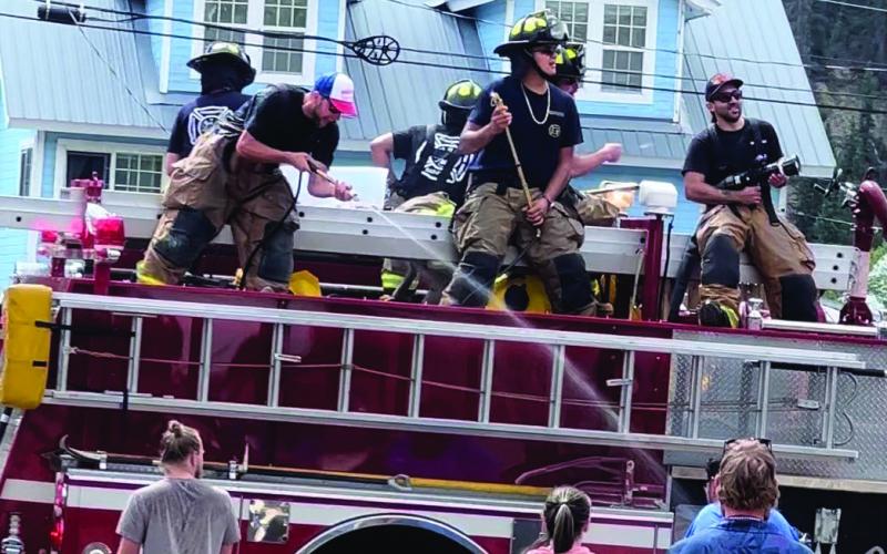 The firemen in the parade Photo by DeAnne Gallegos
