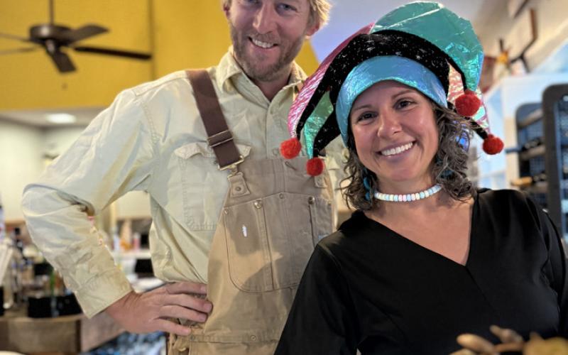 Chris and Megan Brosh owners of Dera Deli threw an epic Halloween Party. Photo by DeAnne Gallegos