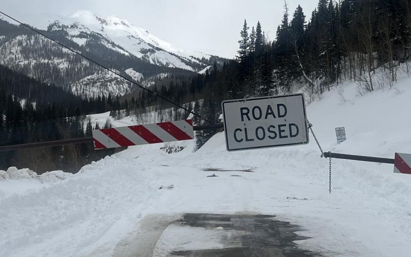 Closed County Road 110 Photo by DeAnne Gallegos