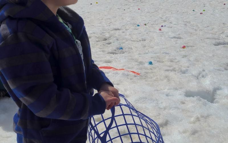 Copeland Stillwell at the Easter Egg Hunt Photo by Brooke Stillwell