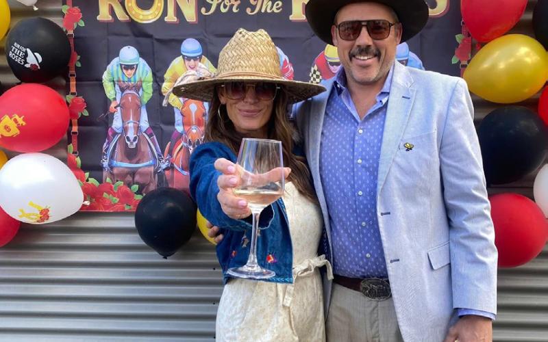 Jamilyn and Rory enjoyed the Osteria’s Kentucky Derby Party photo by Wendy Polly