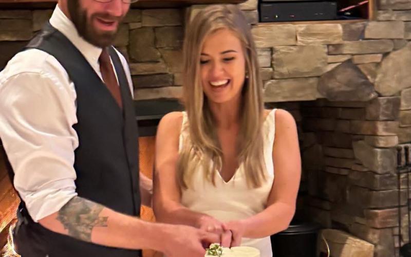 Mr. and Mrs. Adam and Lauren Galt held their wedding at the Mountain Lodge this past weekend. Photo credit Lauren Galt