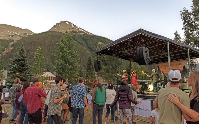 The Sugar Thieves perform at Silverton Summer Sounds Photo Credit Sarah Wendlandt
