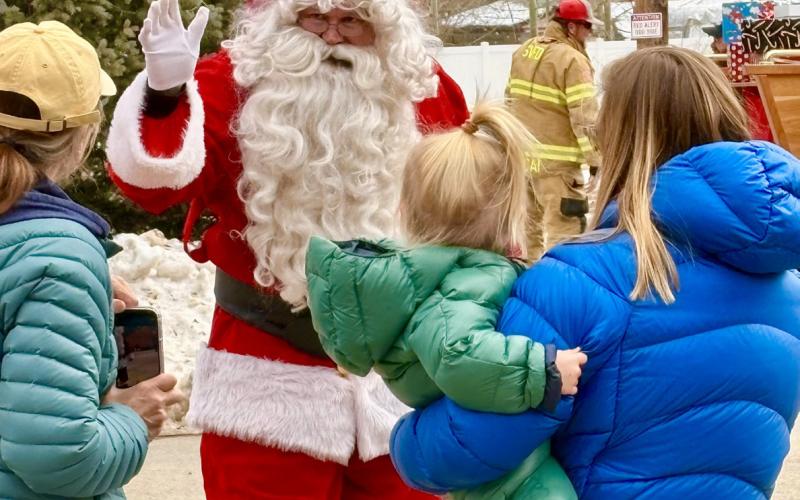 photo by Anne Izard Can you guess who our Santa Claus is??