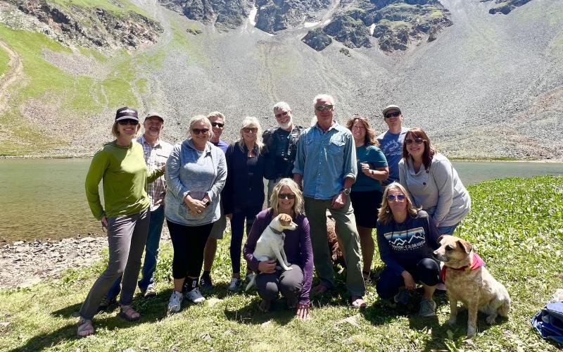 Our final trip to Velocity Basin with Nancy B on Sunday July 28. Photo credit DeAnne Gallegos