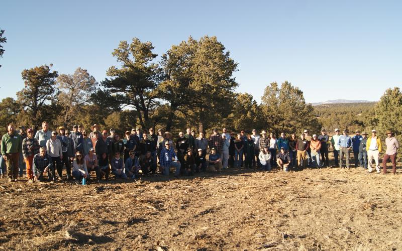 Despite increasing challenges, folks came together at the 2-3-2 meeting at Ghost Ranch. Photo credit MSI