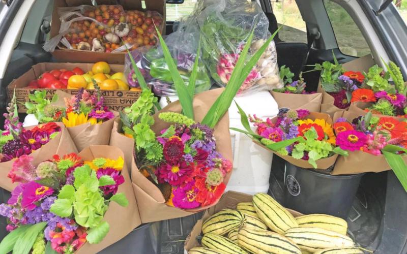 Some of the goodies that can be found at the Farmer’s Market Photo Credit Silverton Standard