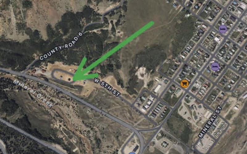 Map of Anvil Mountain Subdivision.