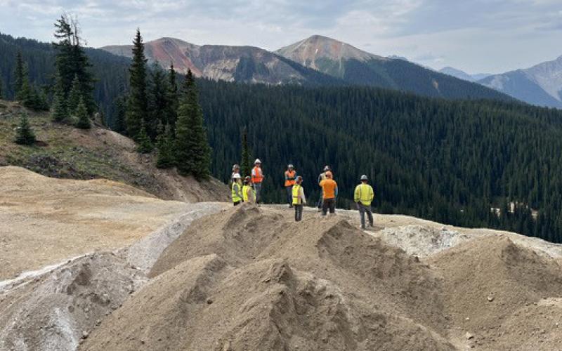 Federal and State agency representatives at Brooklyn Mine Site, July 2025 photo provided by EPA BPMD