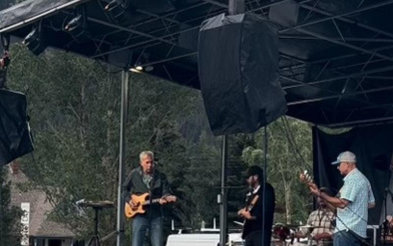 Silverton’s Jam Band opens up Friday’s Silverton Summer Sounds concert in Memorial Park. Photo credit DeAnne Gallegos