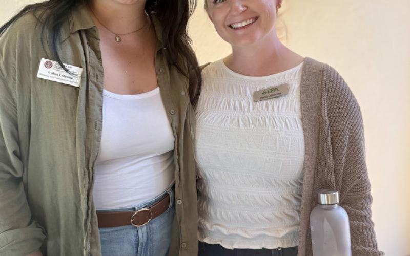 CDPHE's Venissa Ledesma and EPA Public Affairs Specialist Ashlin Brooks