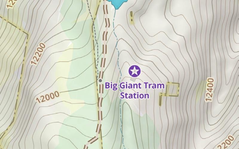 Map of the area where the first Hardrock 100 fatality happened this year just three hours into the race on Friday July 11th.
