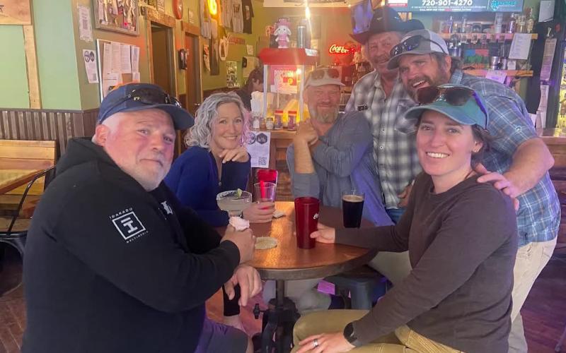 Bevan, Sarah, Todd, Kenny, Jared, &amp; Elizabeth all attended the retirement party for Patti that was at the Alpine Tavern photo by Charla Bingel Andreatta